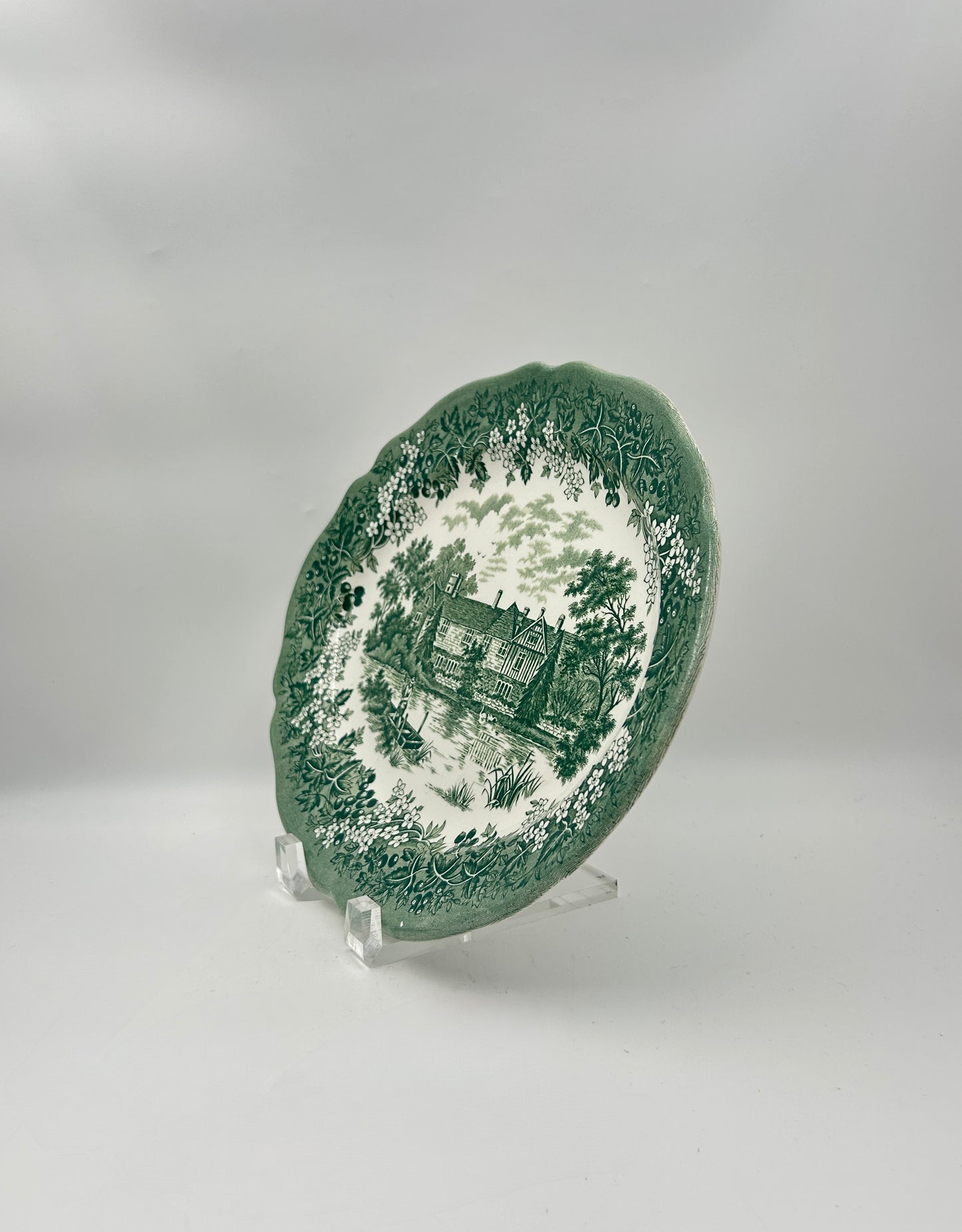 Merrie England Green Oval Platter – J&G Meakin – Staffordshire, England