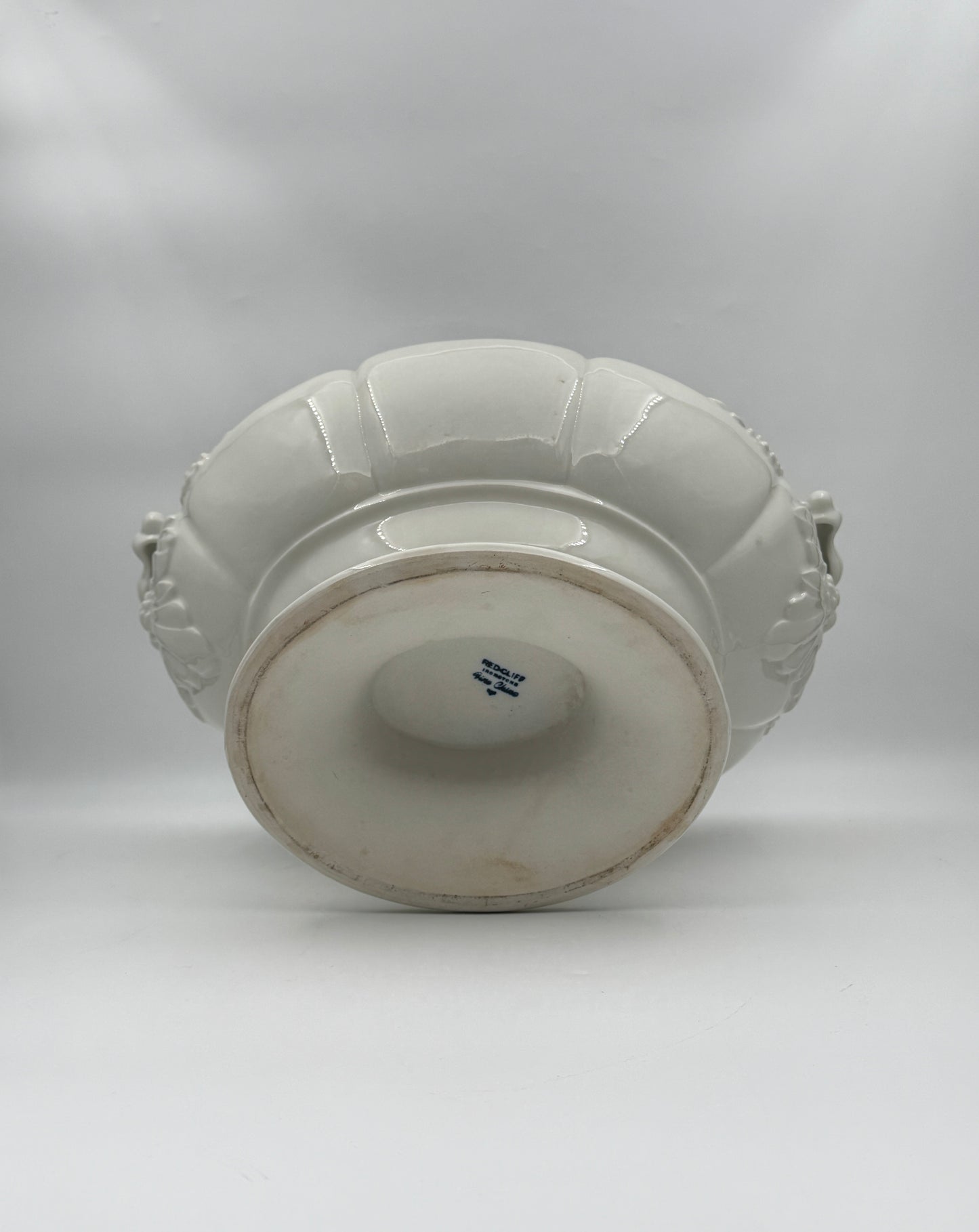 White Ironstone Tureen with Lid, Underplate & ladle – Red Cliff, c.1975