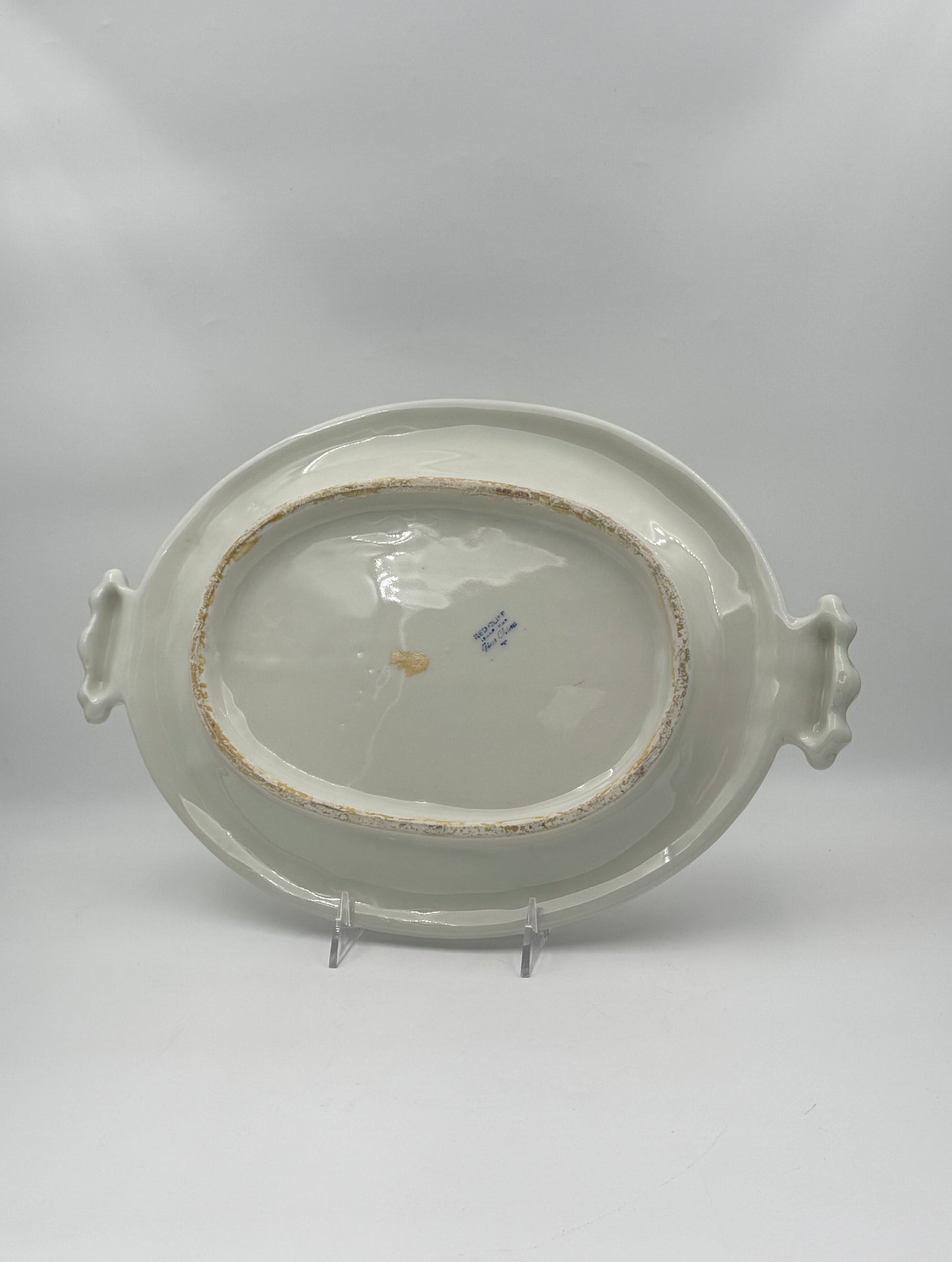 White Ironstone Tureen with Lid, Underplate & ladle – Red Cliff, c.1975