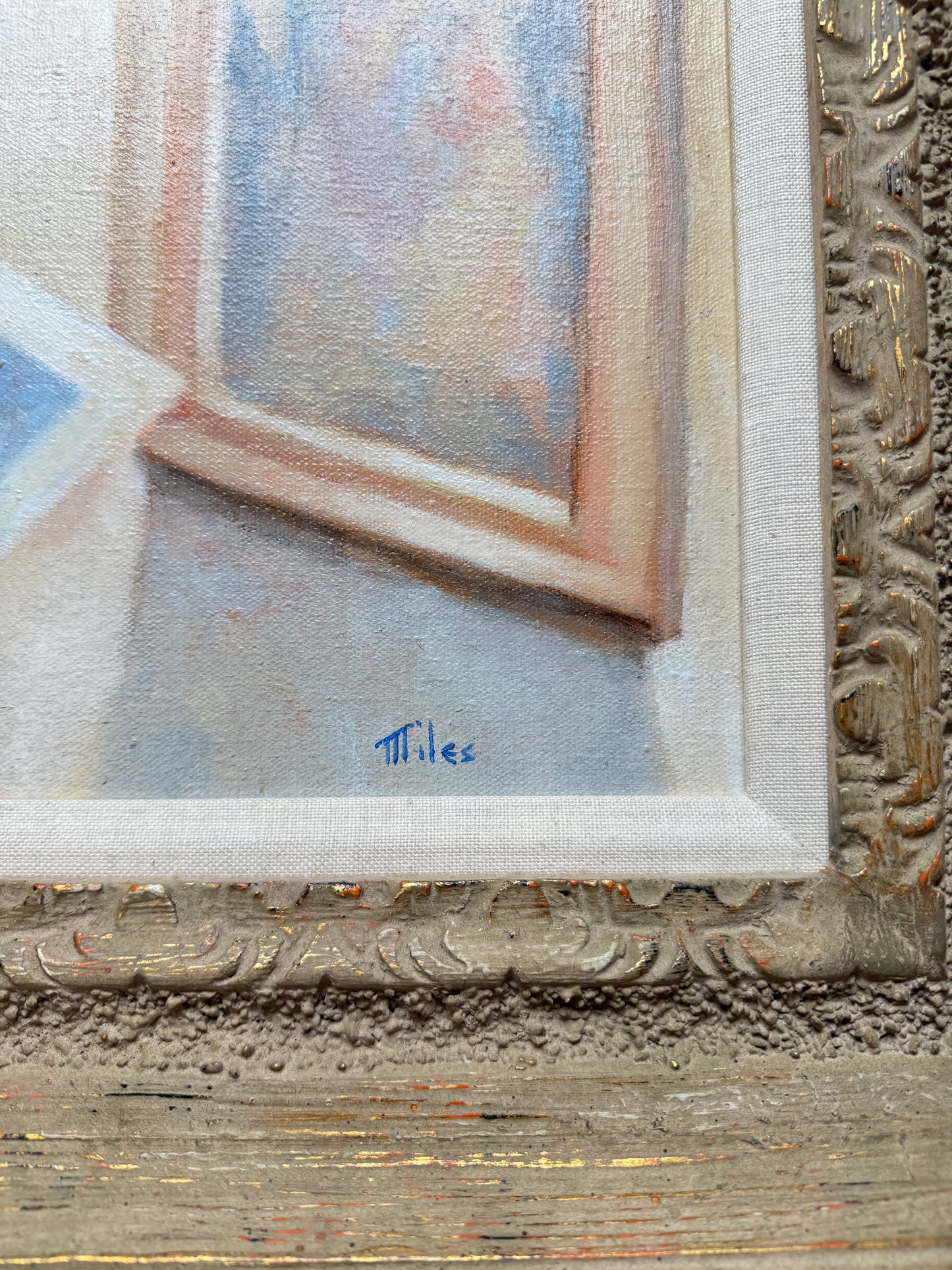 Original Oil on Canvas “Two Women” by Matthew Miles NYC Art