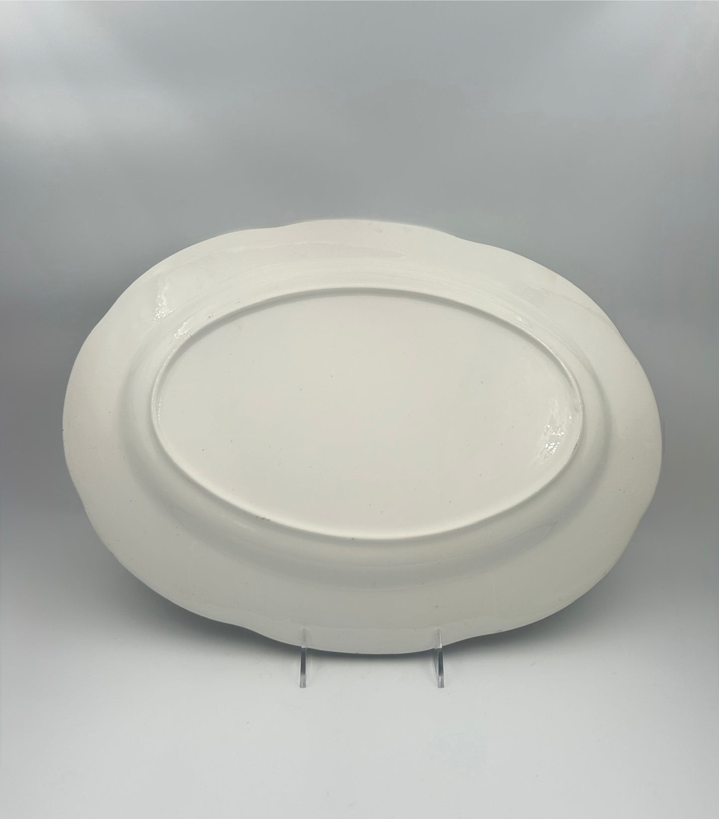 Turkey Platter – Unmarked – Possibly English Ironstone