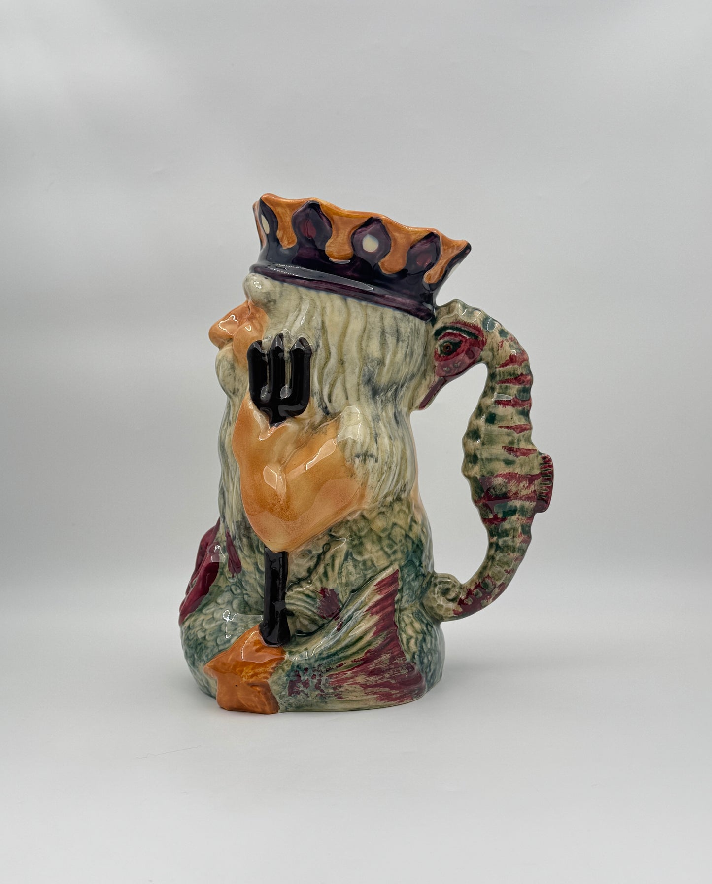 Father Neptune Pitcher – Crown Devon Shorter England