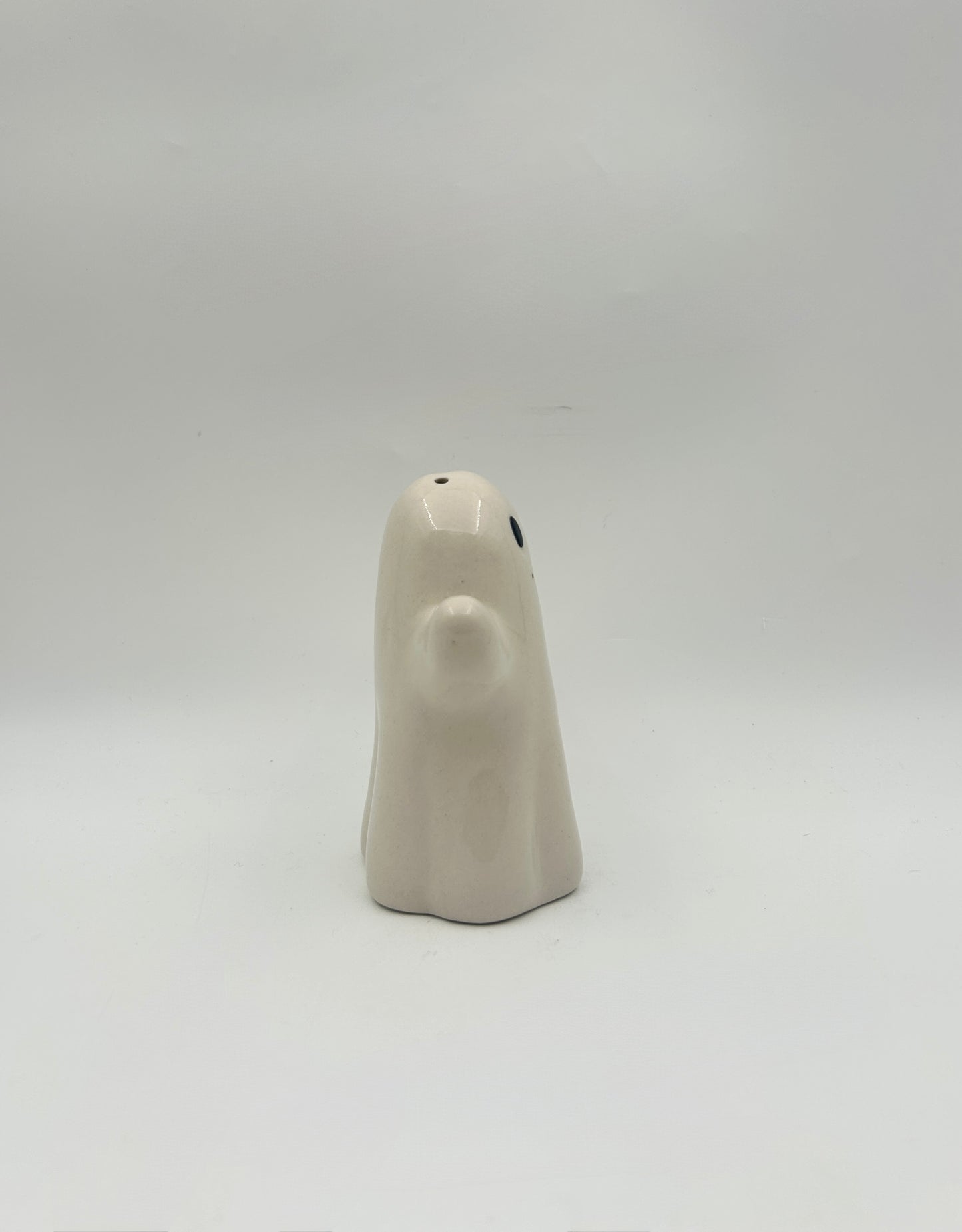 Halloween Ghost Salt & Pepper Shakers – Stoneware Set of 2