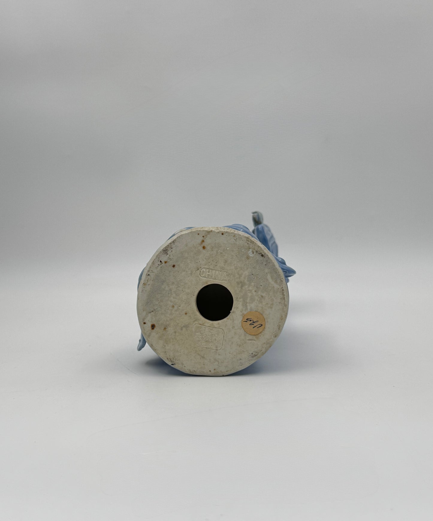 Chinese Porcelain Figure – Soft Blue Glaze