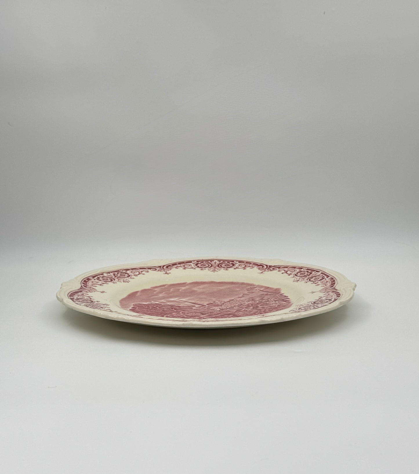 Grindley England Plate – Salisbury Cathedral Red Transferware