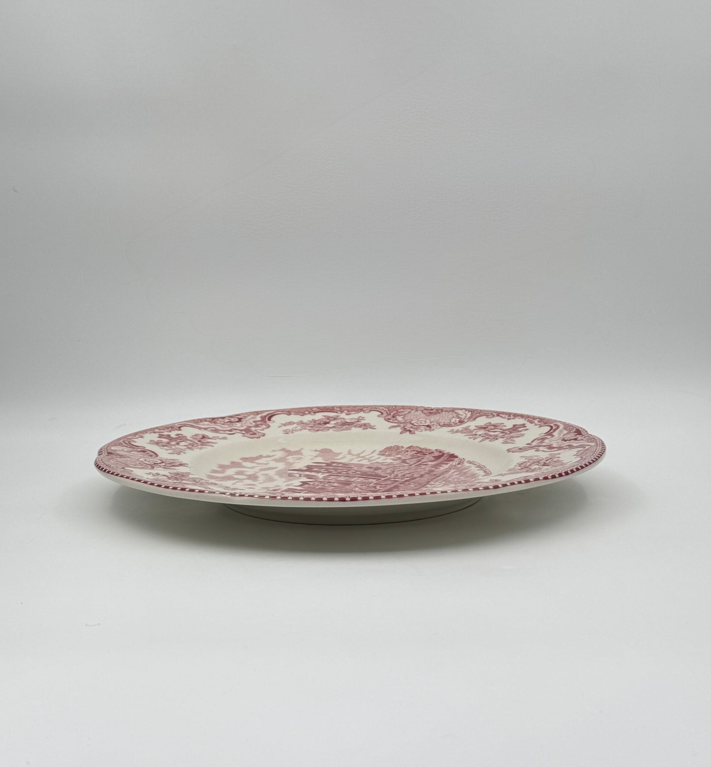 Johnson Bros. Old Britain Castles Plate – Pink Transferware