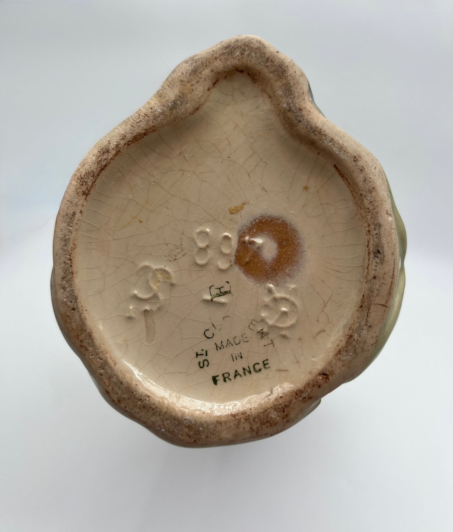 French Majolica Parrot Vase – St. Clément