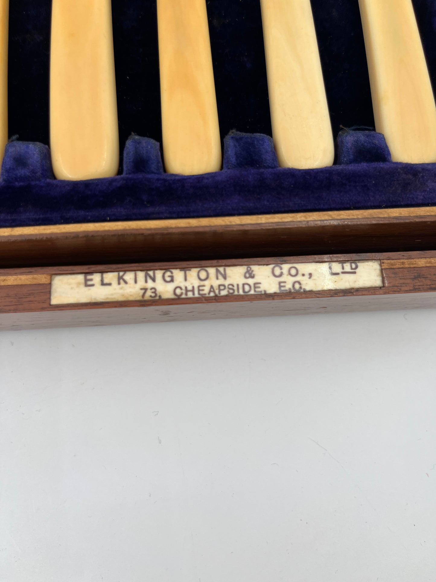 Boxed Silverplate Fish Set for Six– Elkington & Co., England