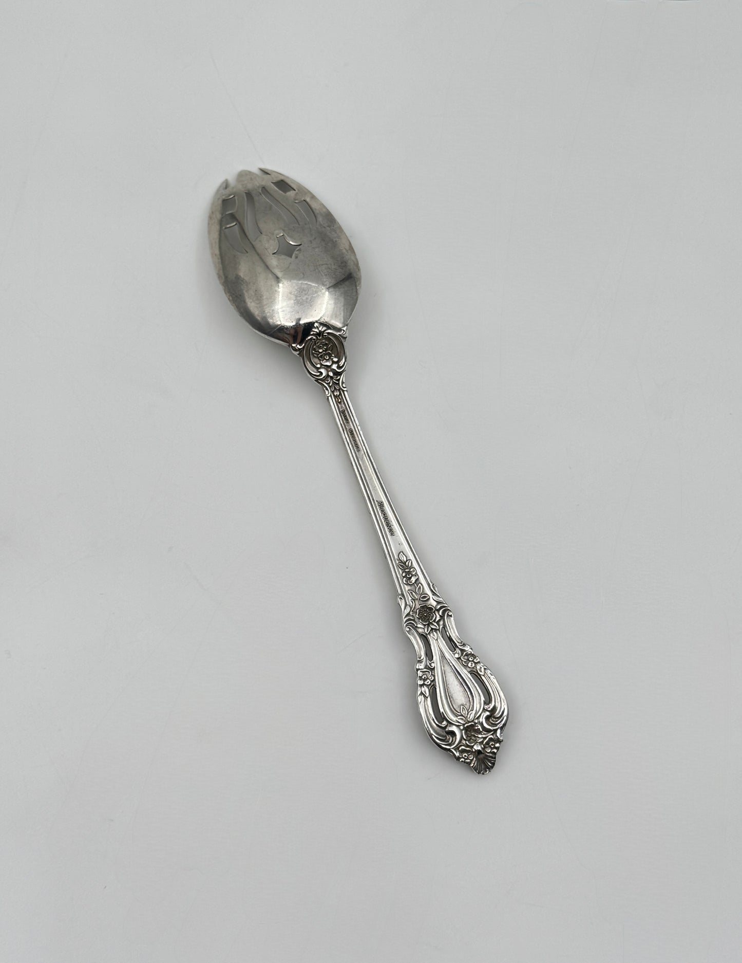 Lunt Eloquence Sterling Pierced Serving Spoon