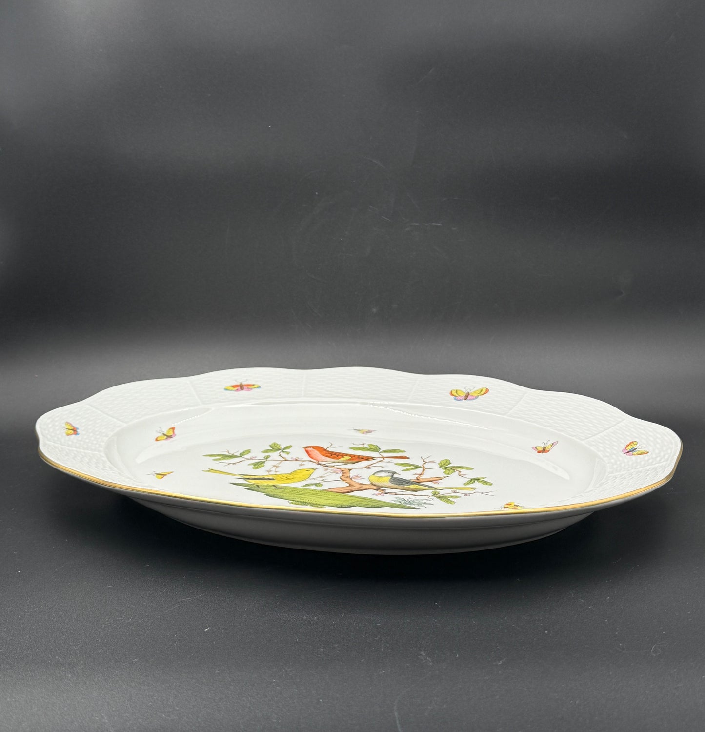 Herend Rothschild Birds Oval Platter – Hungary