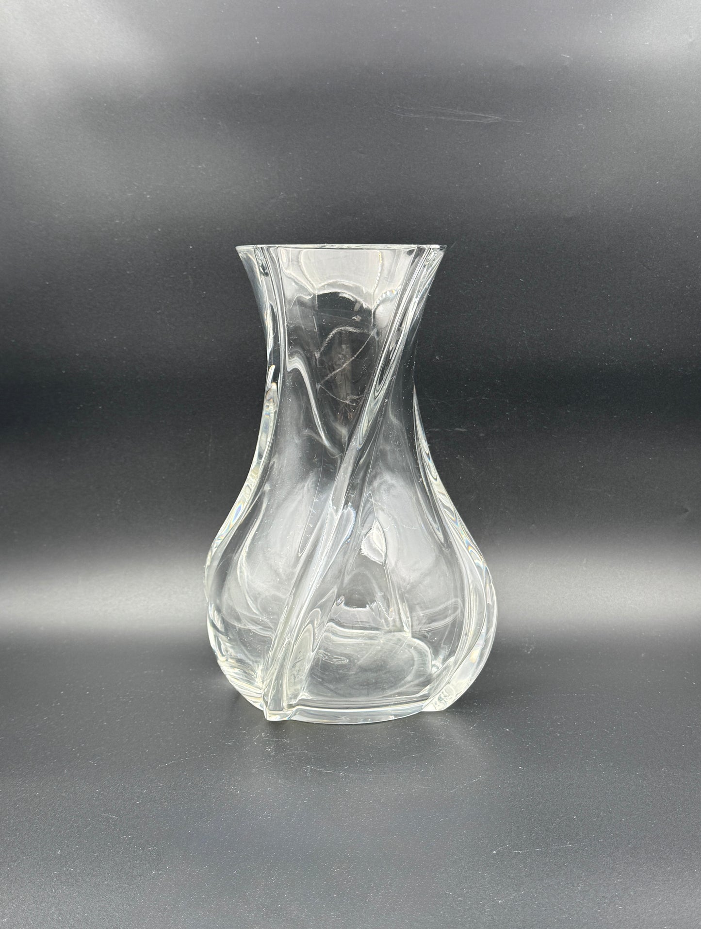 Baccarat "Serpentin" Crystal Vase – France