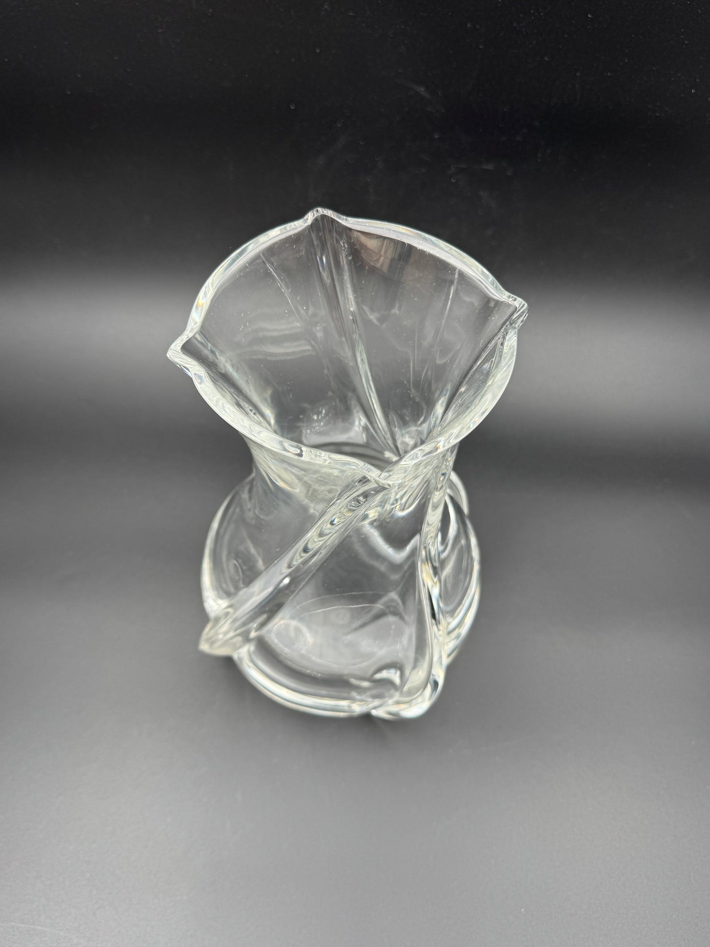 Baccarat "Serpentin" Crystal Vase – France