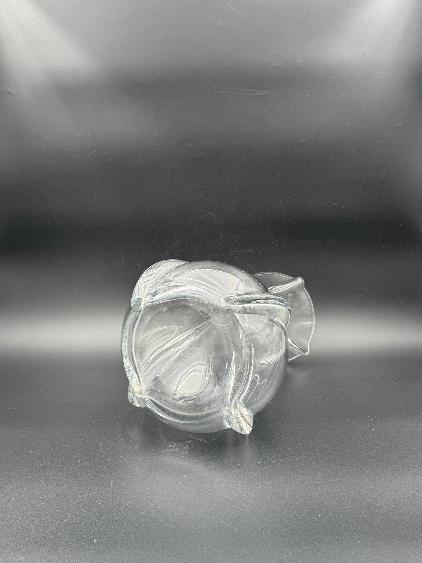 Baccarat "Serpentin" Crystal Vase – France