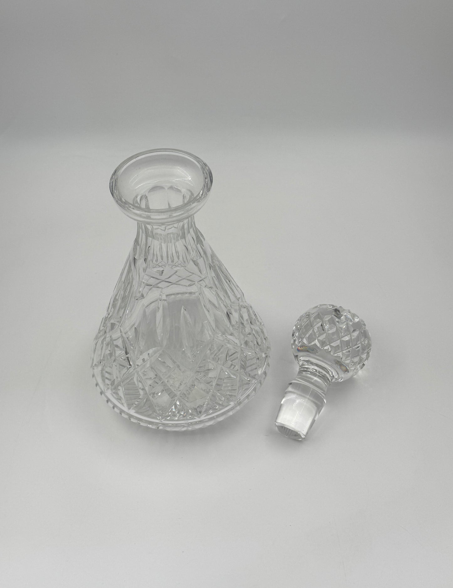 Waterford Crystal Decanter – Lismore Pattern – Cut Glass with Stopper
