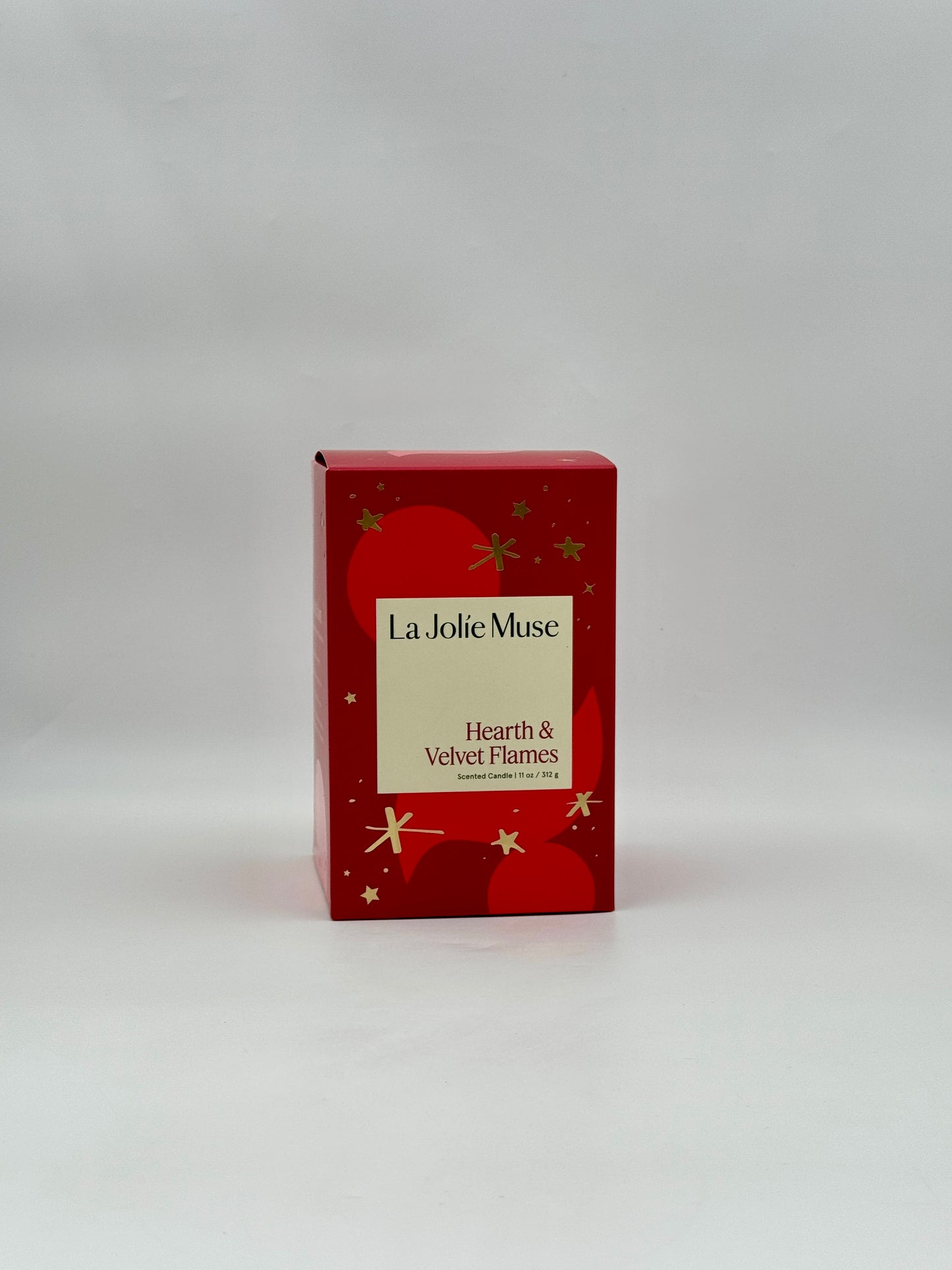 La Jolie Muse “Hearth & Velvet Flames” Candle – 11 oz
