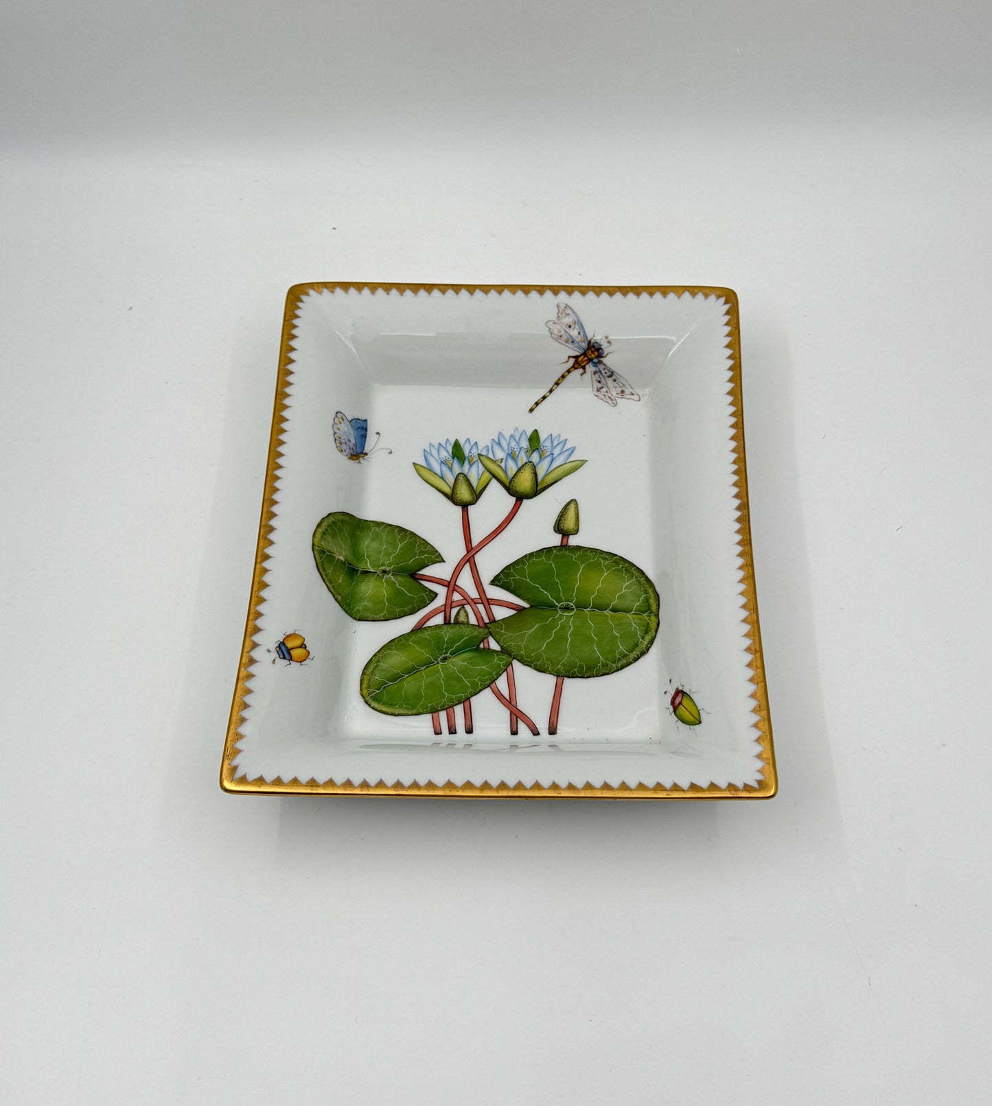 Anna Weatherley Handpainted Rectangle Server/Vanity Dish