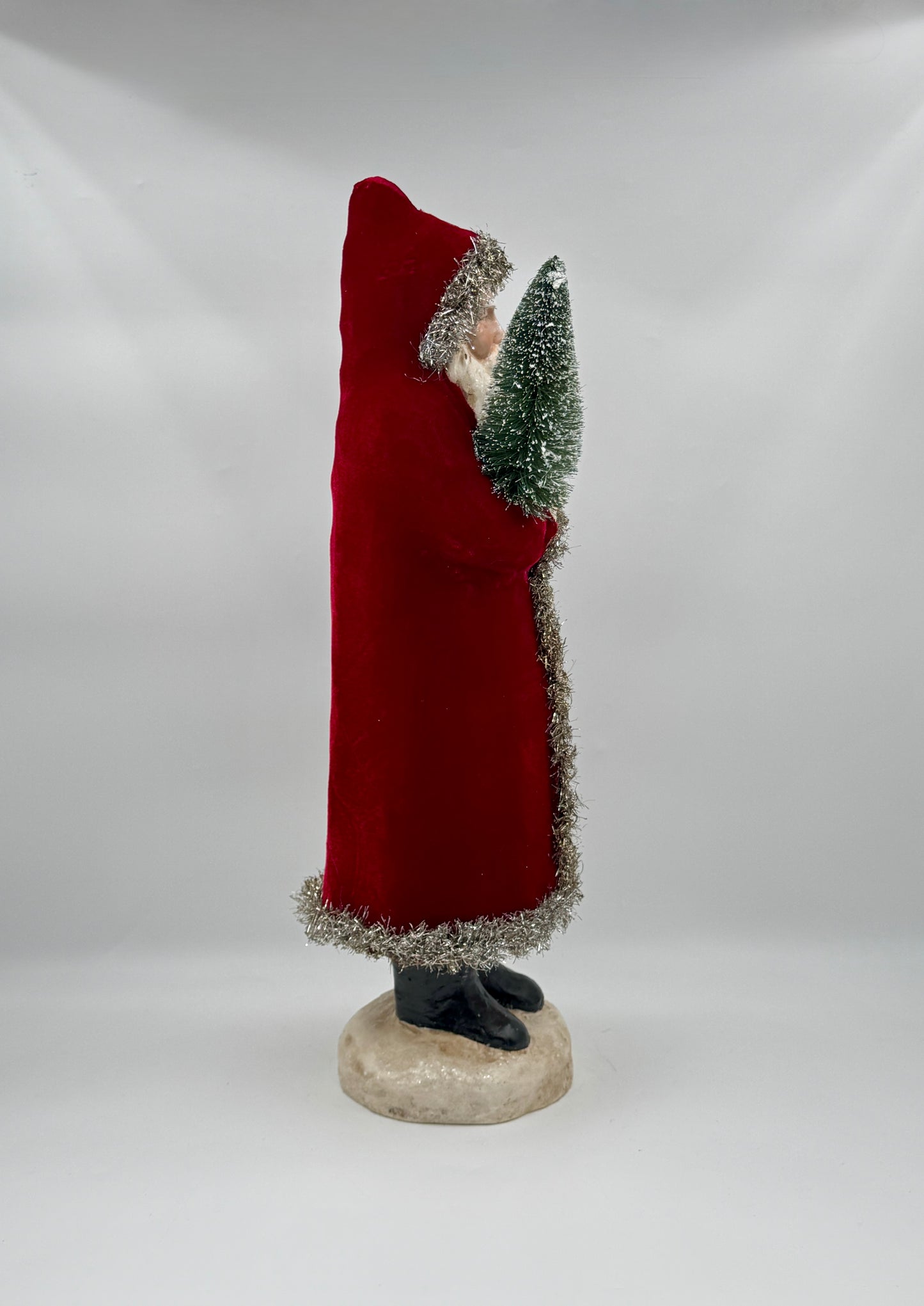 17" Red Velvet Santa – Raz Imports Figurine