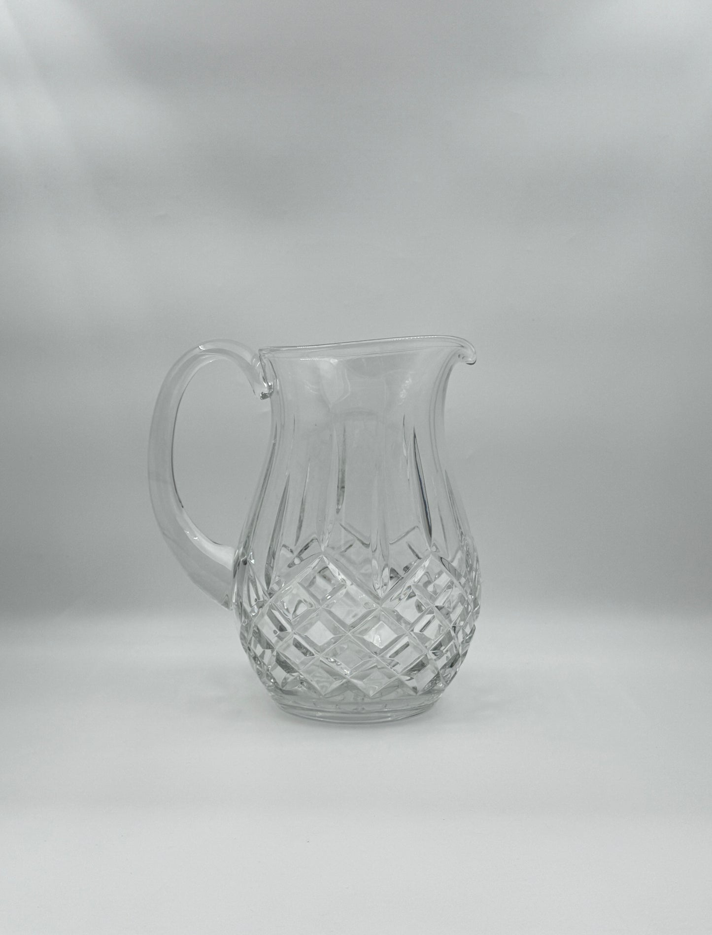 Waterford Crystal Lismore Pitcher – Hand-Cut Diamond and Wedge Design
