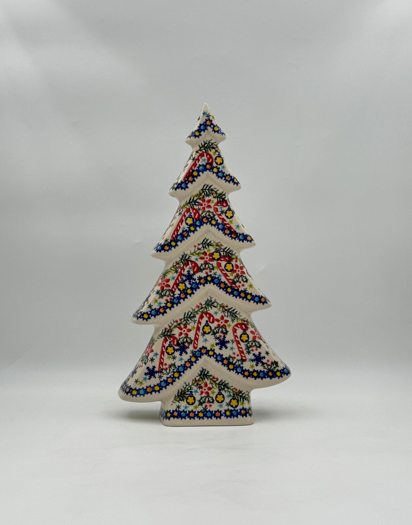 Uno Alla Volta Hand-Painted Polish Christmas Tree