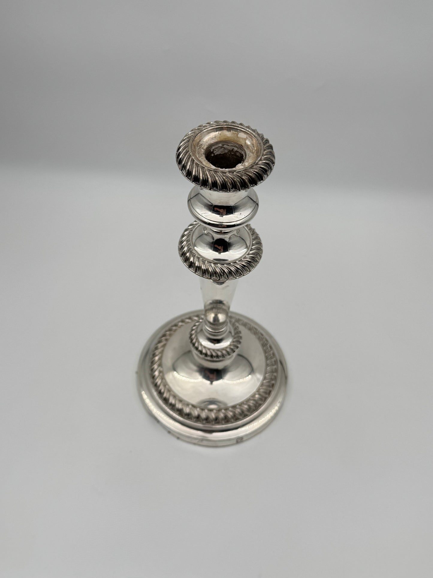Pair of English Silverplate 3-Light Candelabras – Elkington & Co.