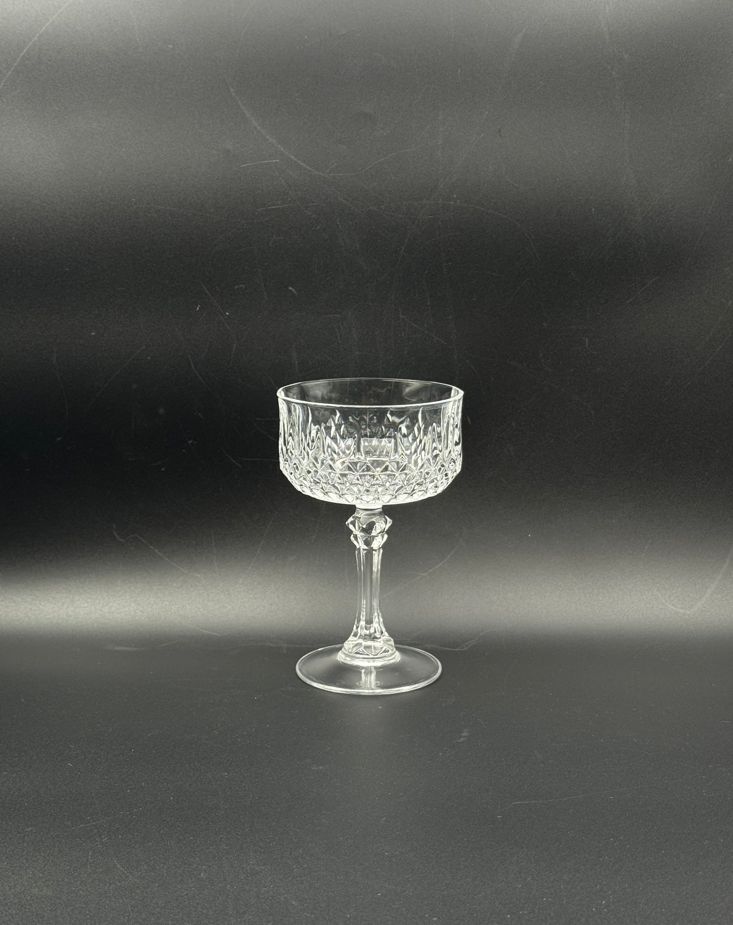 Longchamp Cristal d'Arques Champagne Coupes – Set of 8