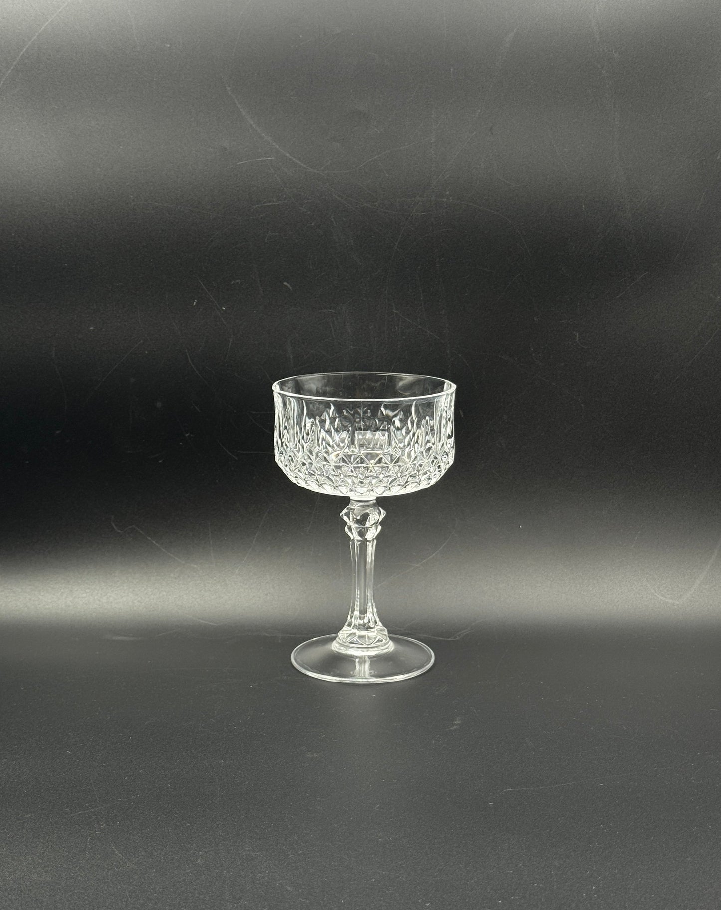 Longchamp Cristal d'Arques Champagne Coupes – Set of 8