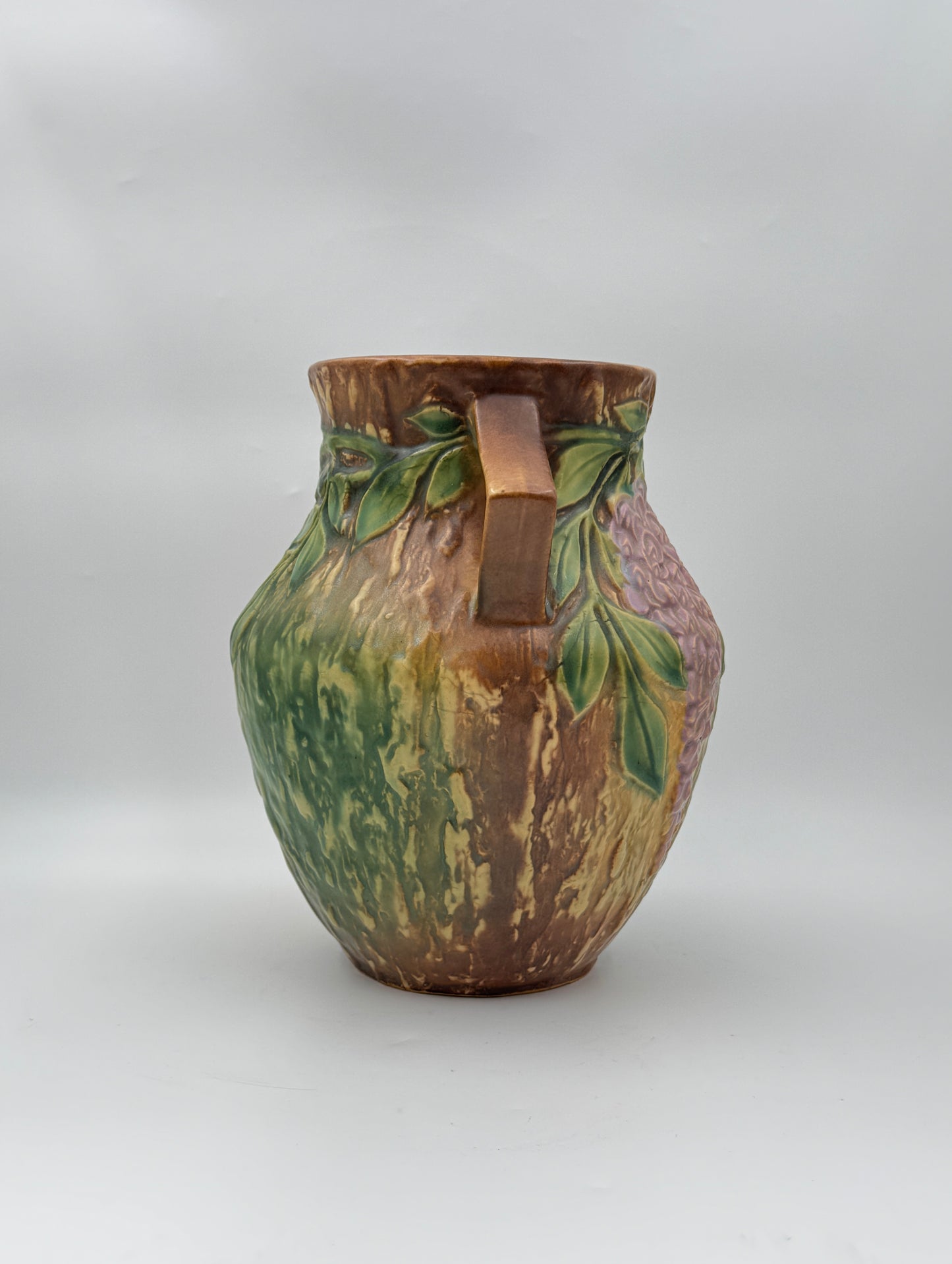 Roseville Pottery Wisteria Vase with Handles