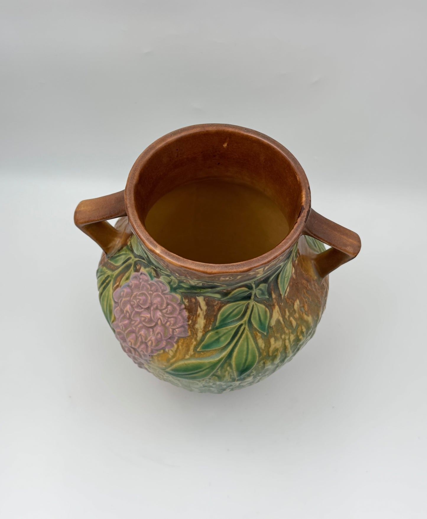 Roseville Pottery Wisteria Vase with Handles