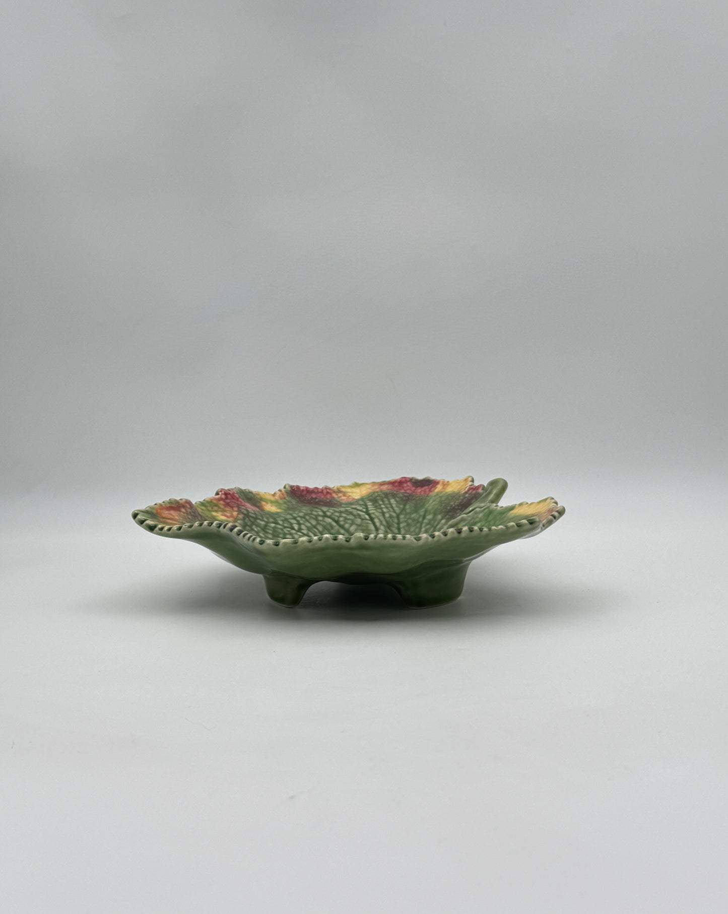 Set of 5 Bordallo Pinheiro Grape Leaf Plates – Made in Portugal