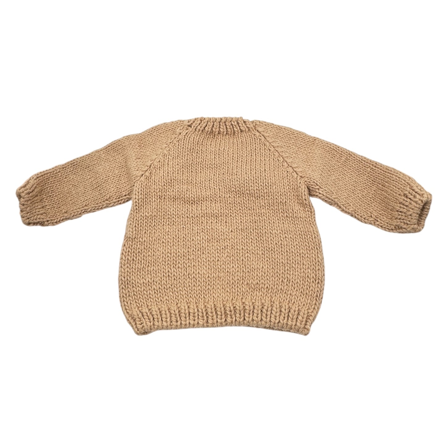 The Blueberry Hill Dog Pullover Sweater – Latte, Size 2–3 Years