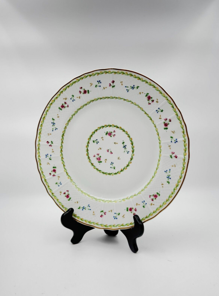Set of 10 Bernardaud Limoges Artois Vert Green Dinner Plates – French Porcelain