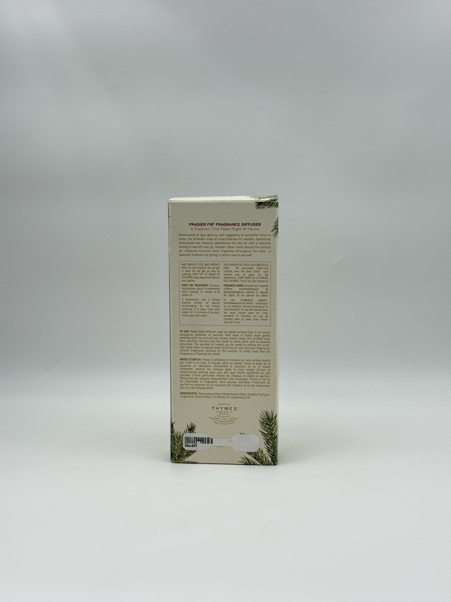 Thymes Frasier Fir Petite Reed Diffuser – 4 fl oz