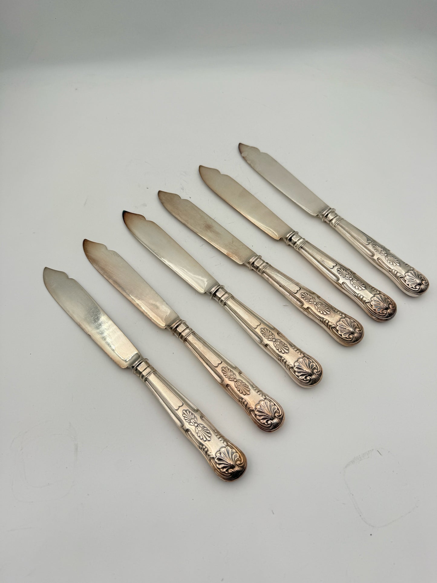 Set of 12 Silverplate Fish Knives And Forks