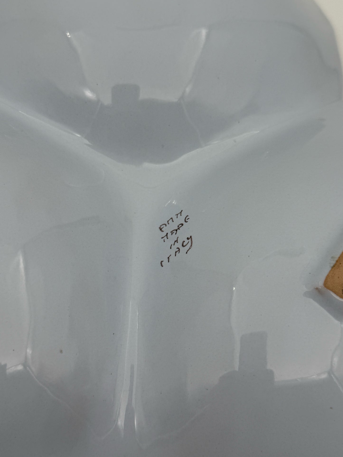 Sigma AMM Blue Carnation Three Section Platter