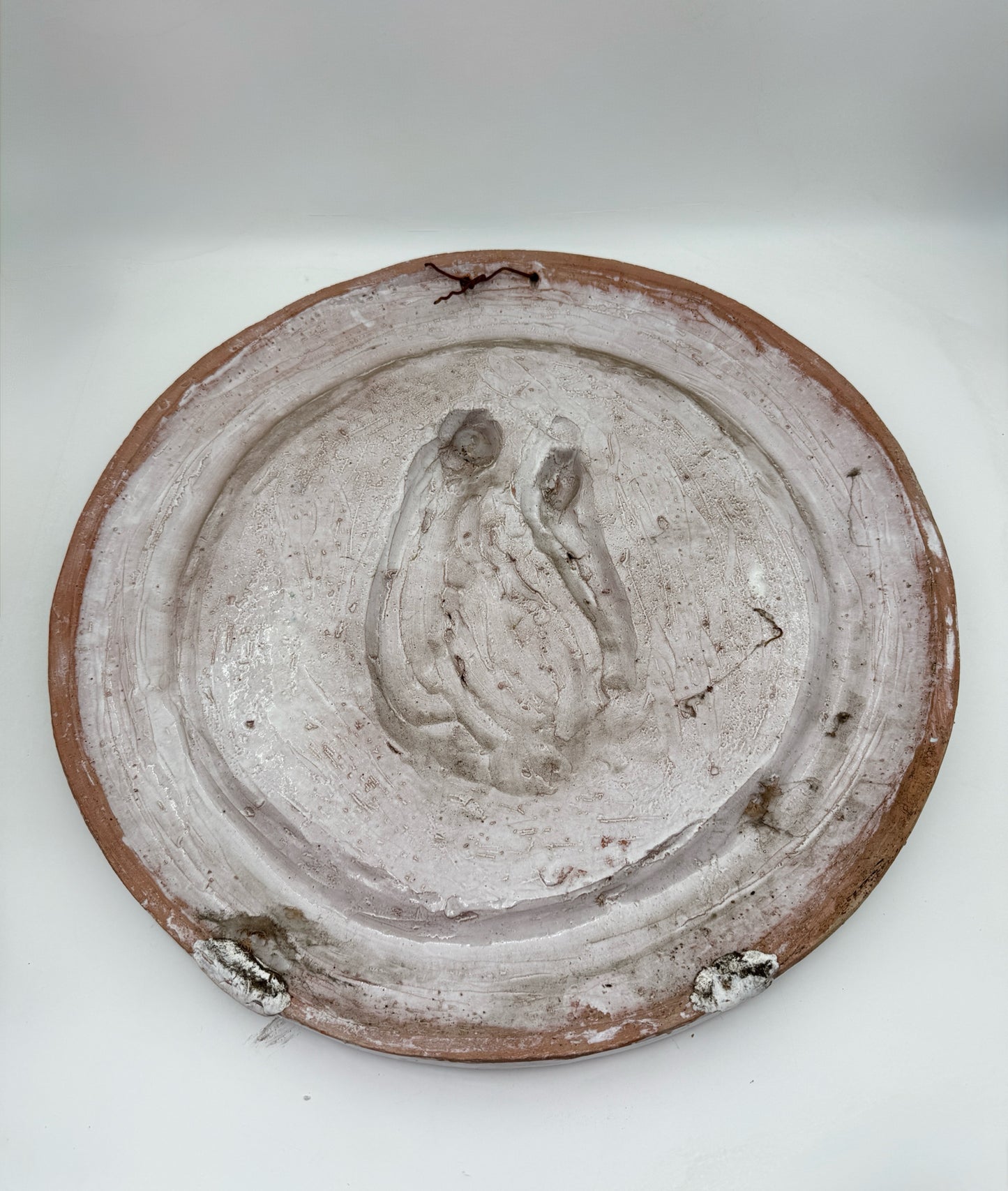 Della Robia Madonna And Child Italian Wall Plaque
