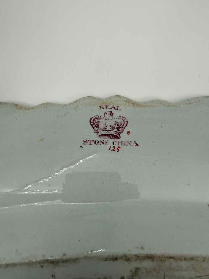 Antique English Ironstone Serving Platter
