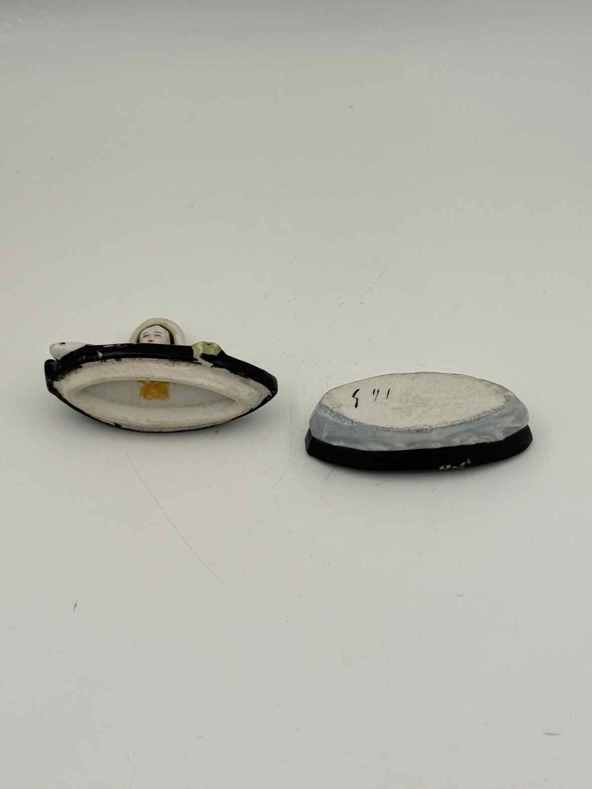 Boy In A Row Boat Trinket Box