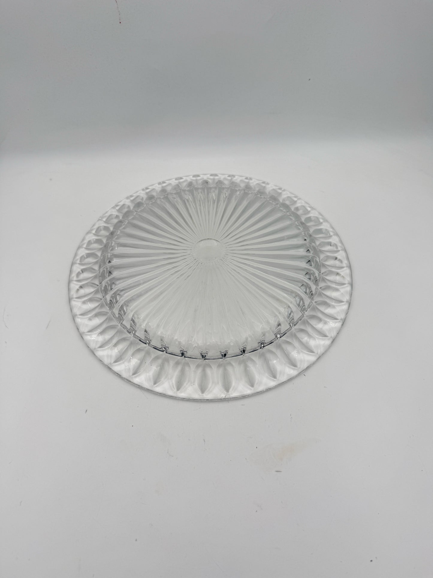Vintage Crystal Divided Relish Tray