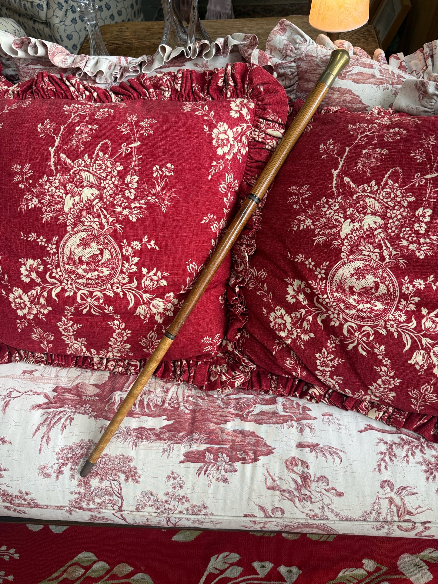 Solid Brass Handled Walking Stick