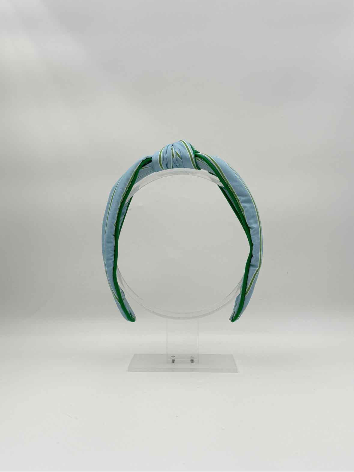 Periwinkle Stripe Knotted Headband – Hair Accessory