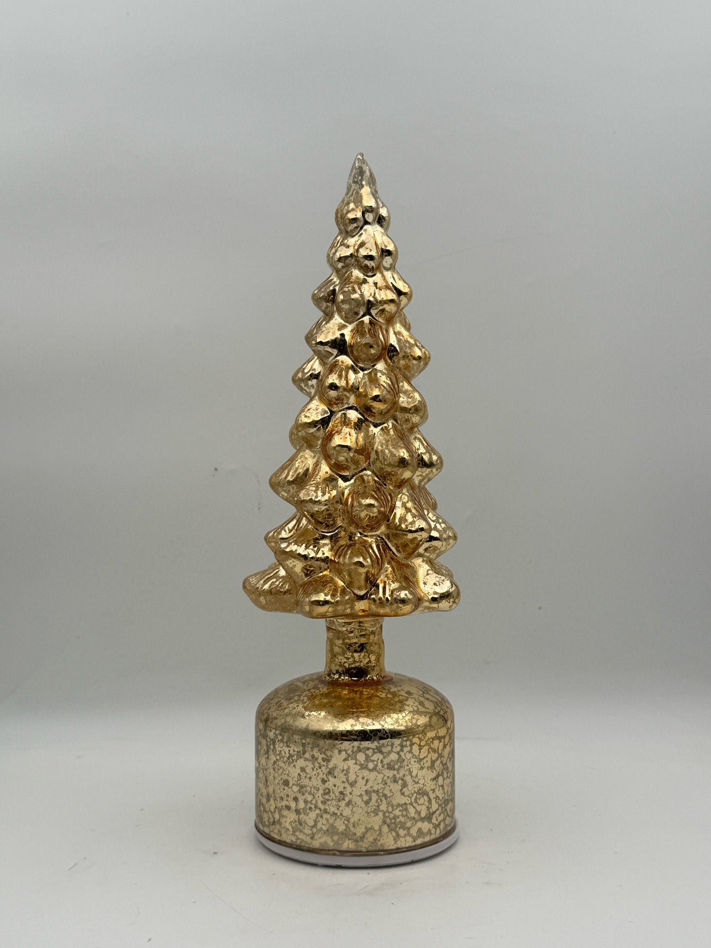 Gold Revolving Christmas Tree