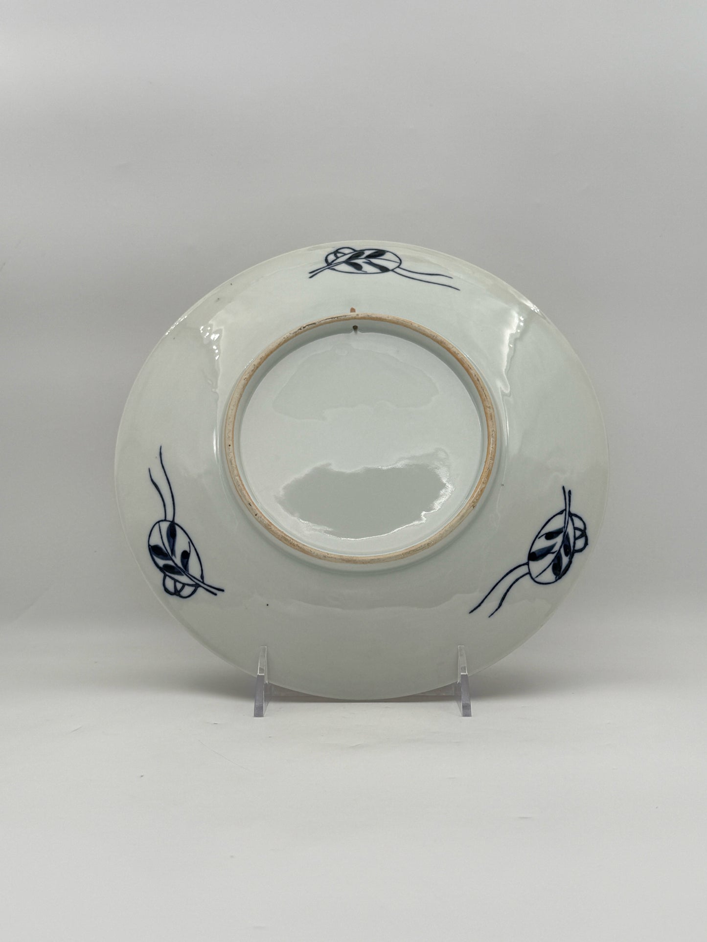 Handpainted Red Blue And Gold Imari Plate
