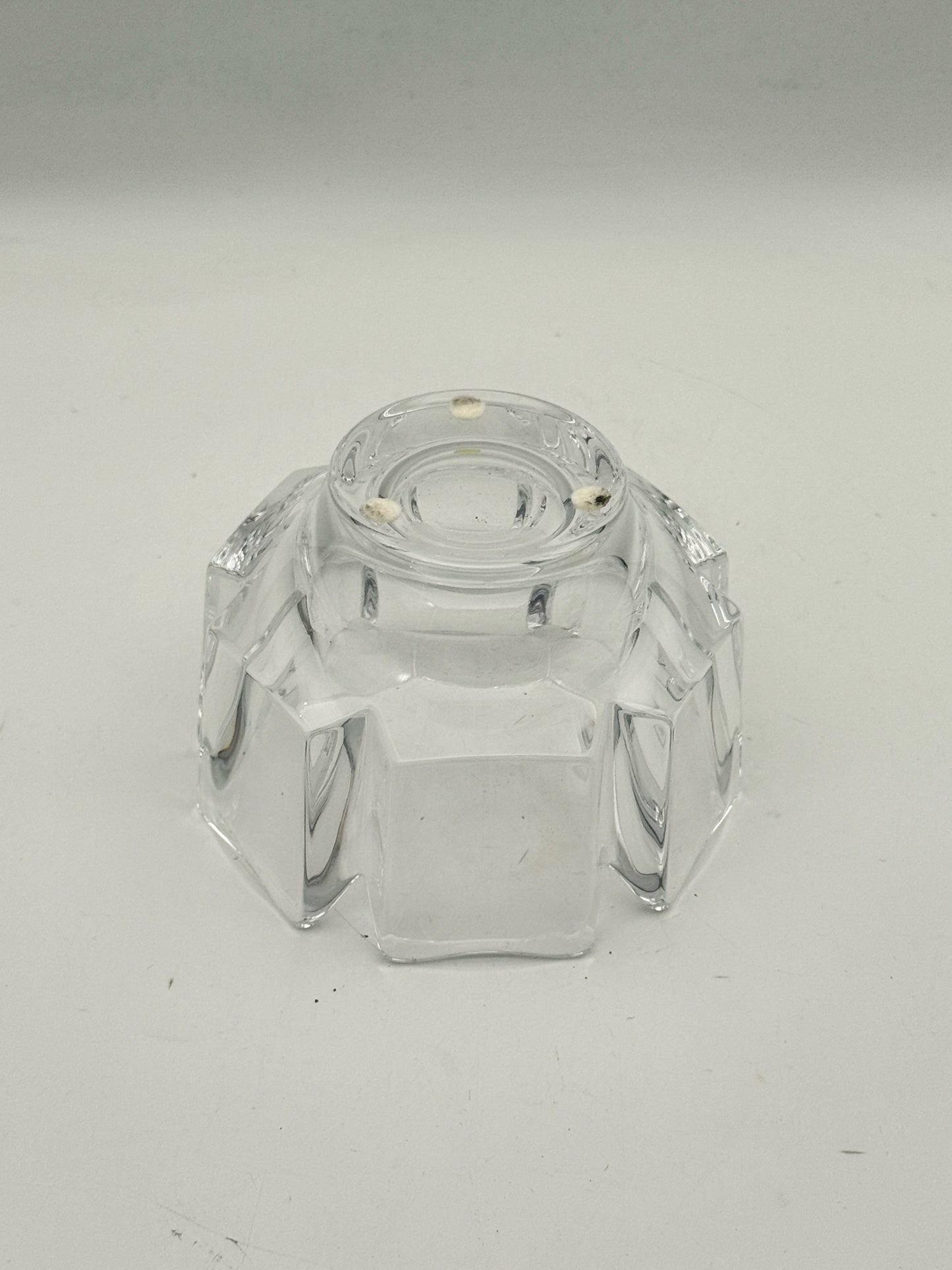 Orrefors Crystal "Corona" Bowl By Lars Hellesten