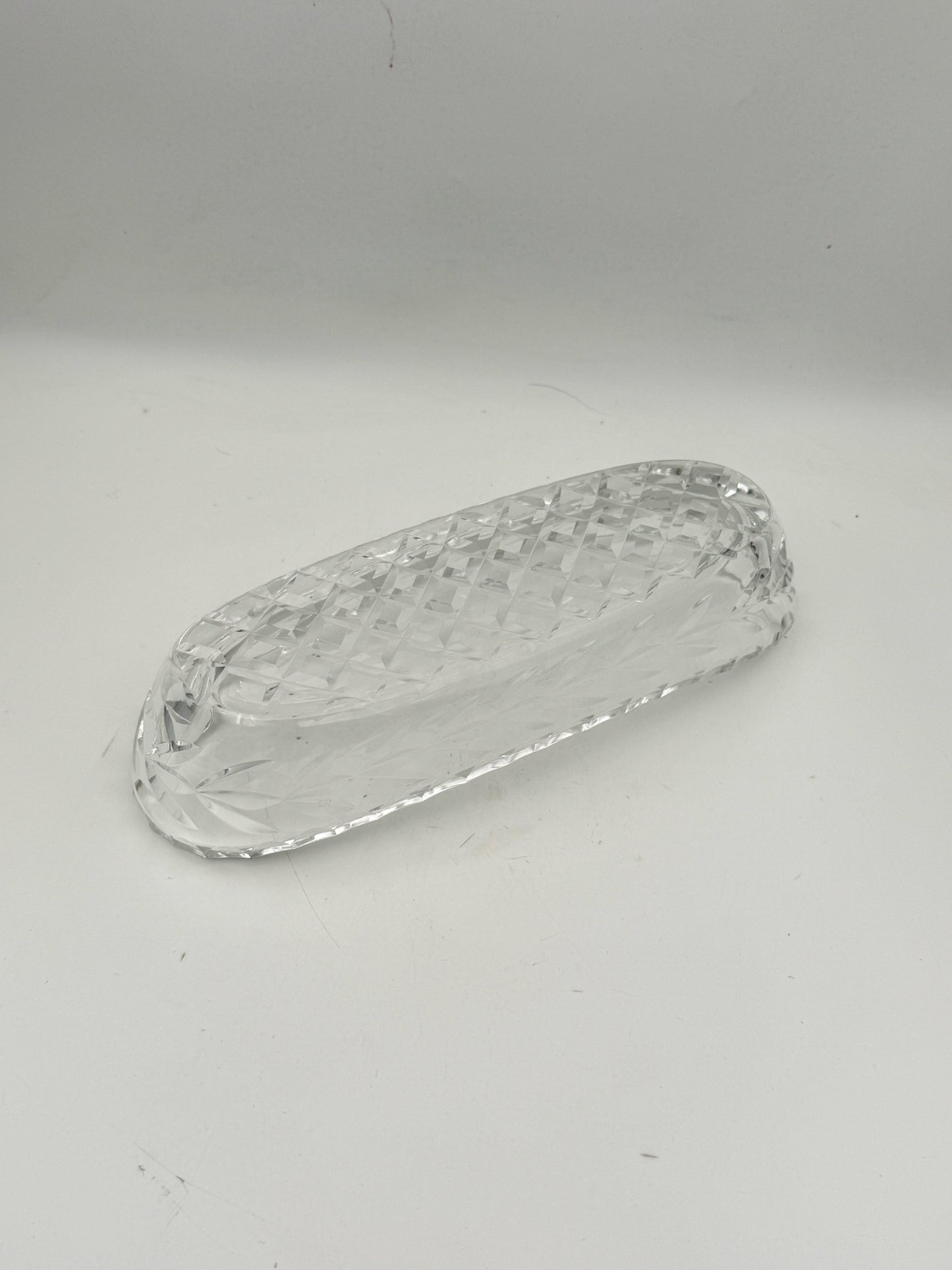 Waterford Crystal Glandore Relish/Celery Tray