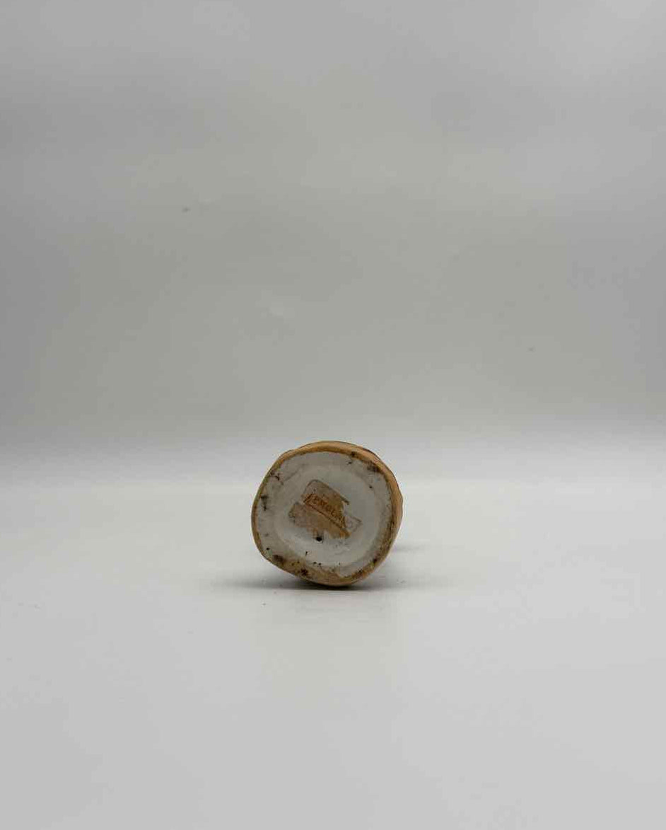 Antique English Peasant Playing Music Porcelain Figurine c 1880