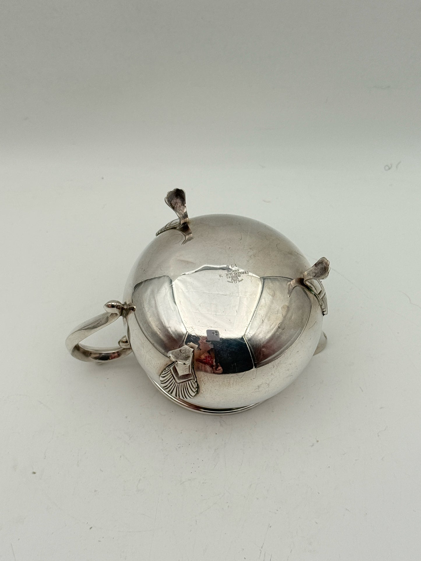 FB Rogers Sterling Silver Sugar Bowl And Creamer