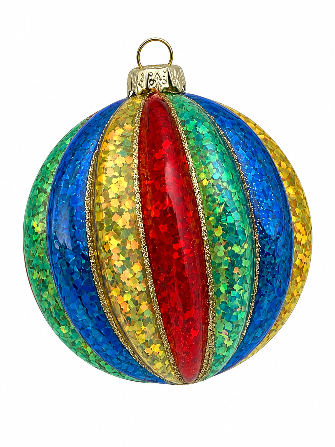 Multi Color Glass Ornament