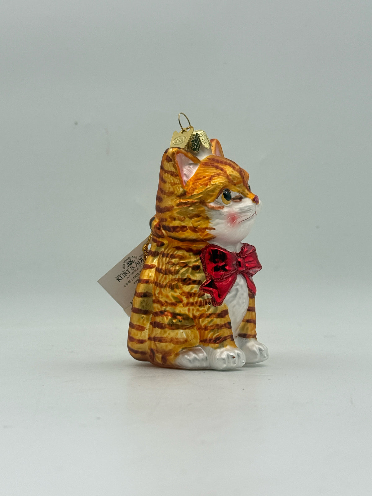 Kurt S. Adler Orange Tabby Cat Ornament