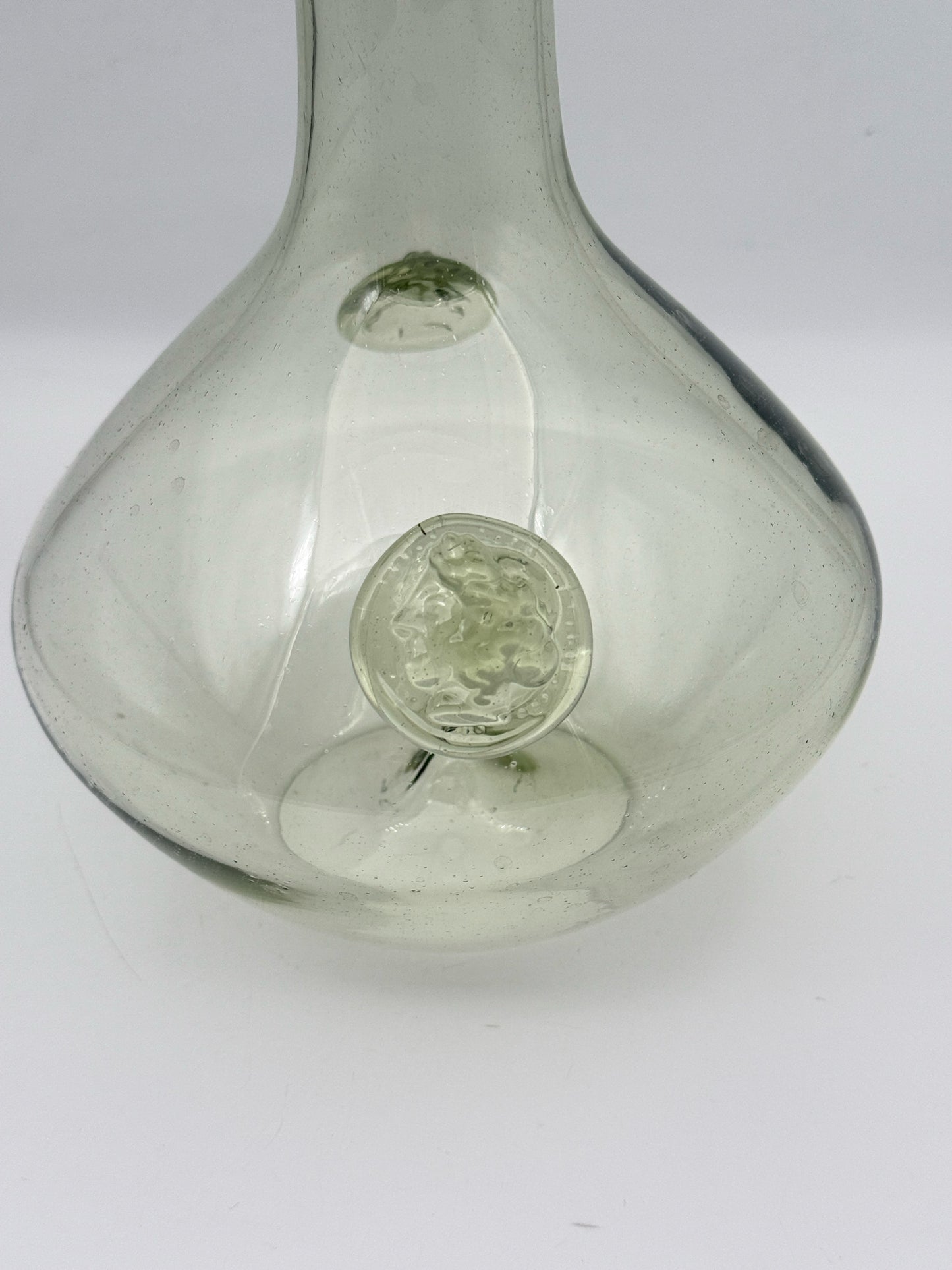 Juliska Athena Green Glass Decanter