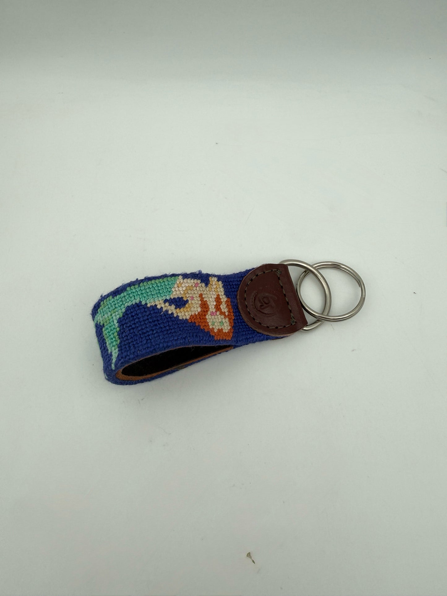Needlepoint Keychain- Mermaid